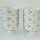 Lot 6 dessert cuts vintage porcelain 70/80