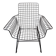 Fauteuils / chaises wire hk living