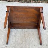 Solid wood rectangular directoire side table