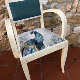 Pair of bridge armchairs