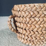French Mediterranean Low Rope Stool from Audoux Minet, 1940s