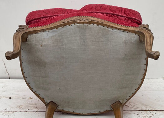 Louis XV style shepherdess armchair