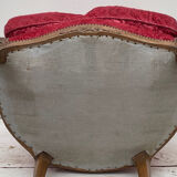 Louis XV style shepherdess armchair