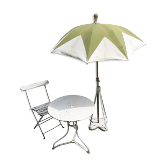 Ensemble de jardin pour enfant table chaise parasol