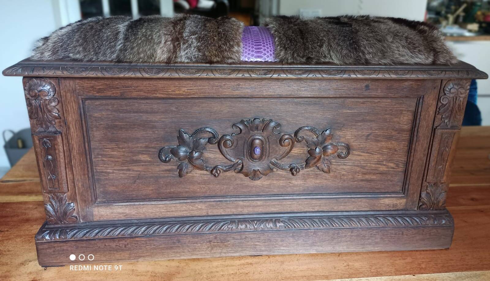 Large chest, early 20th century, art restoration