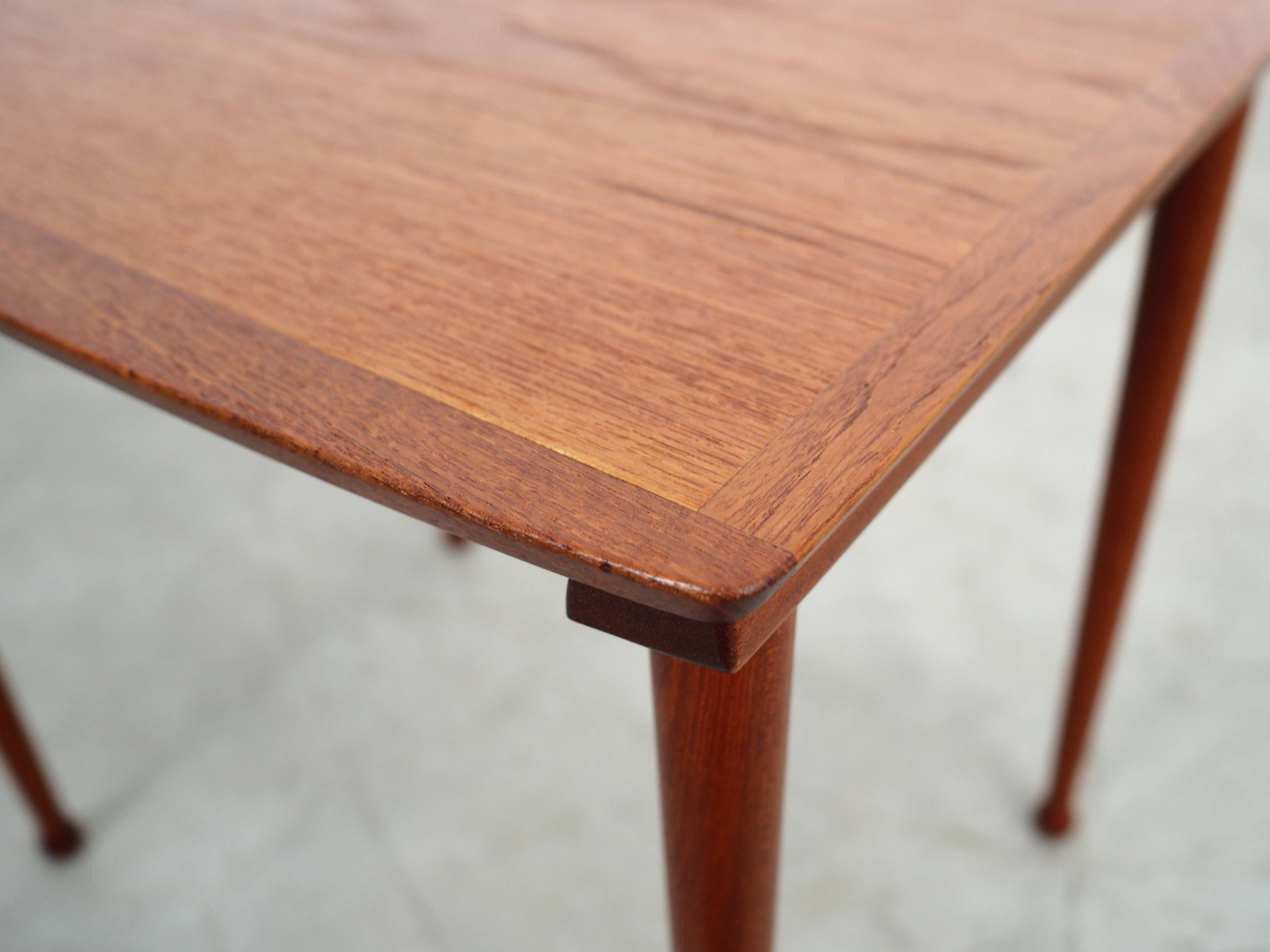 Teak coffee table, Danish design, 1970s, production: Denmark