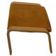 Vintage ikea poang tan leather cantilever footstool ottoman design