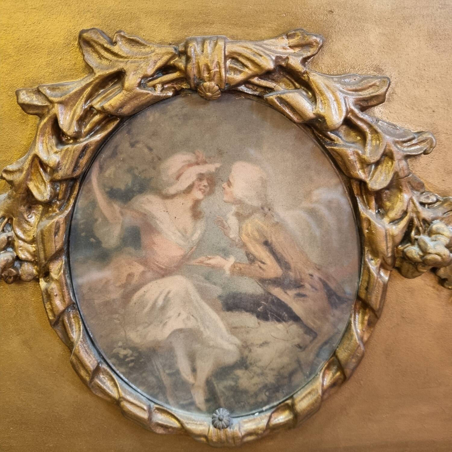 Louis XV Trumeau Mirror (142×81cm)