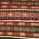 Berber carpet multicoloured wool 185 x 165 cm