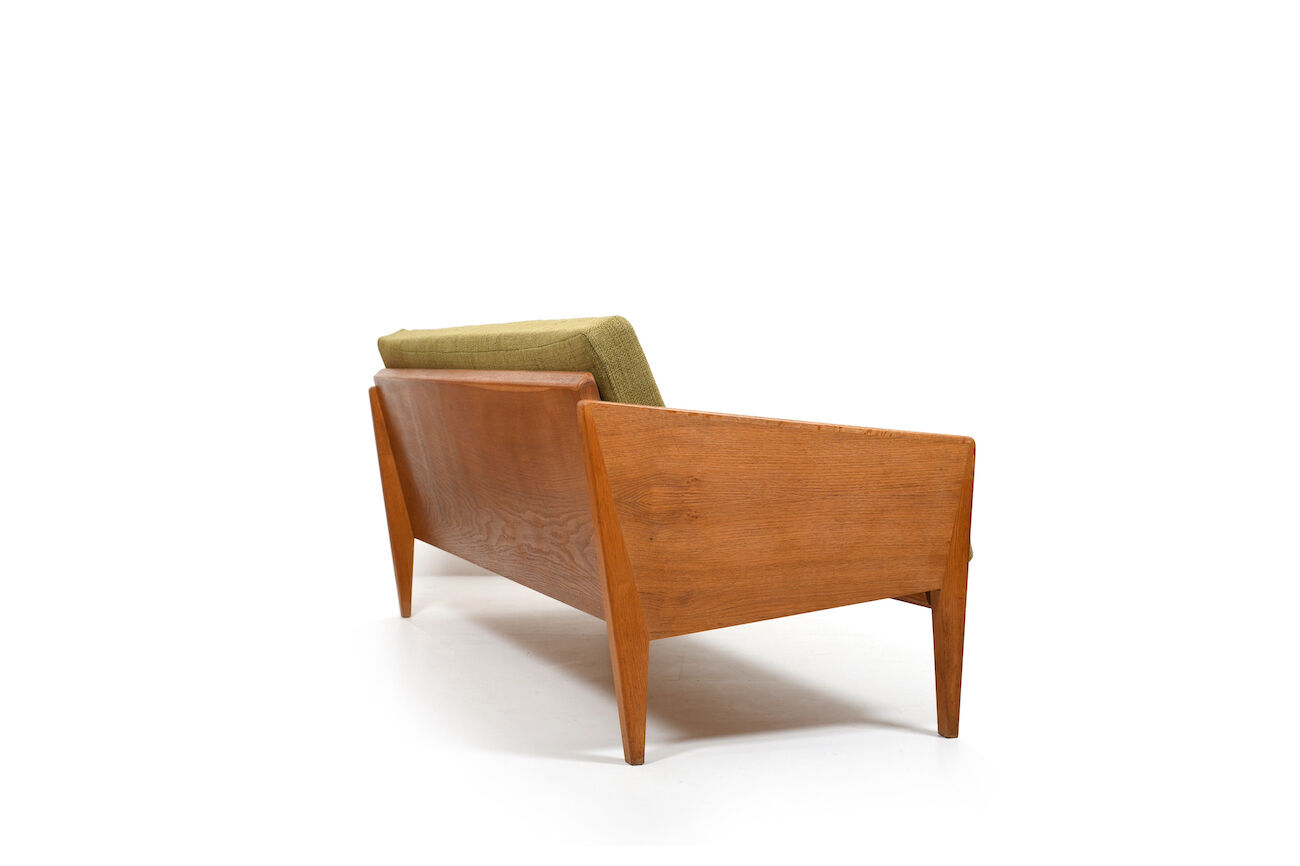 Rare Illum Wikkelsø Sofa in Oak early 1950s.