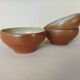 3 stoneware bowls size 2