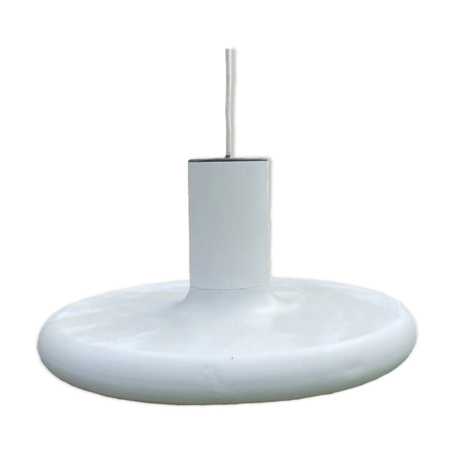 Suspension Lita  blanche vintage 1970