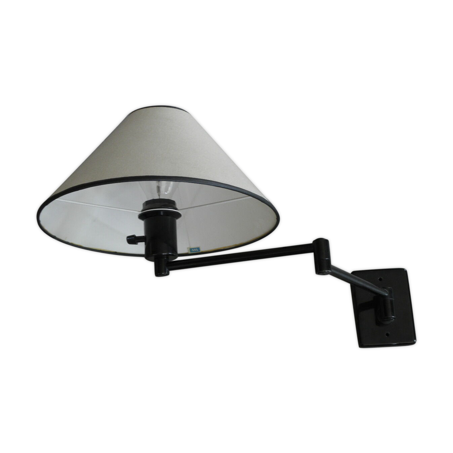 Black and white wall lamp