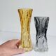 Vases en verre brutaliste des années 1970 par Kurt Wokan, faits à la main en Allemagne