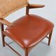 E. Knudsen, armchair model 48 for Jensen & Lykkegaard. Denmark, circa 1950.