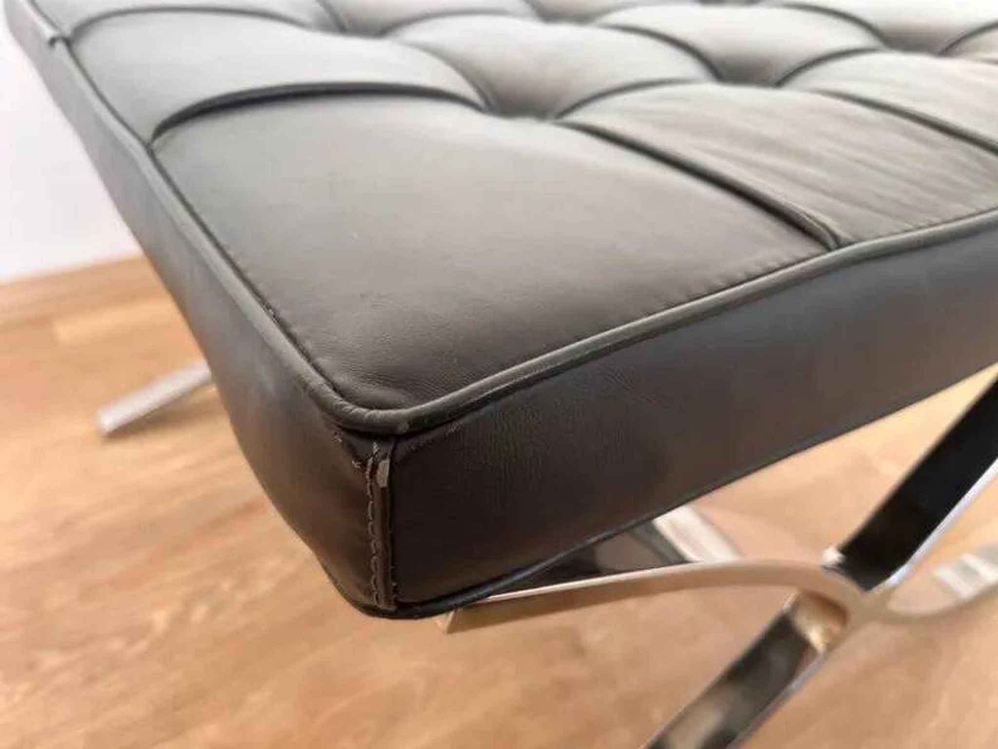 Barcelona Footstool / Stool by Ludwig Mies van der Rohe, 2000s