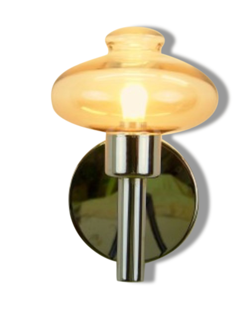 Applies glass smoked chrome