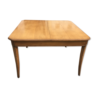 Carrée meal table Roche Bobois Hauteville in cherry