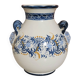 Gros vase en faïence italienne époque XXe