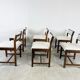 Wenge wooden dining chairs by Spectrum, 1970s