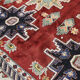 Vintage Caucasian Kazak Carpet Area Rug- 207x227cm