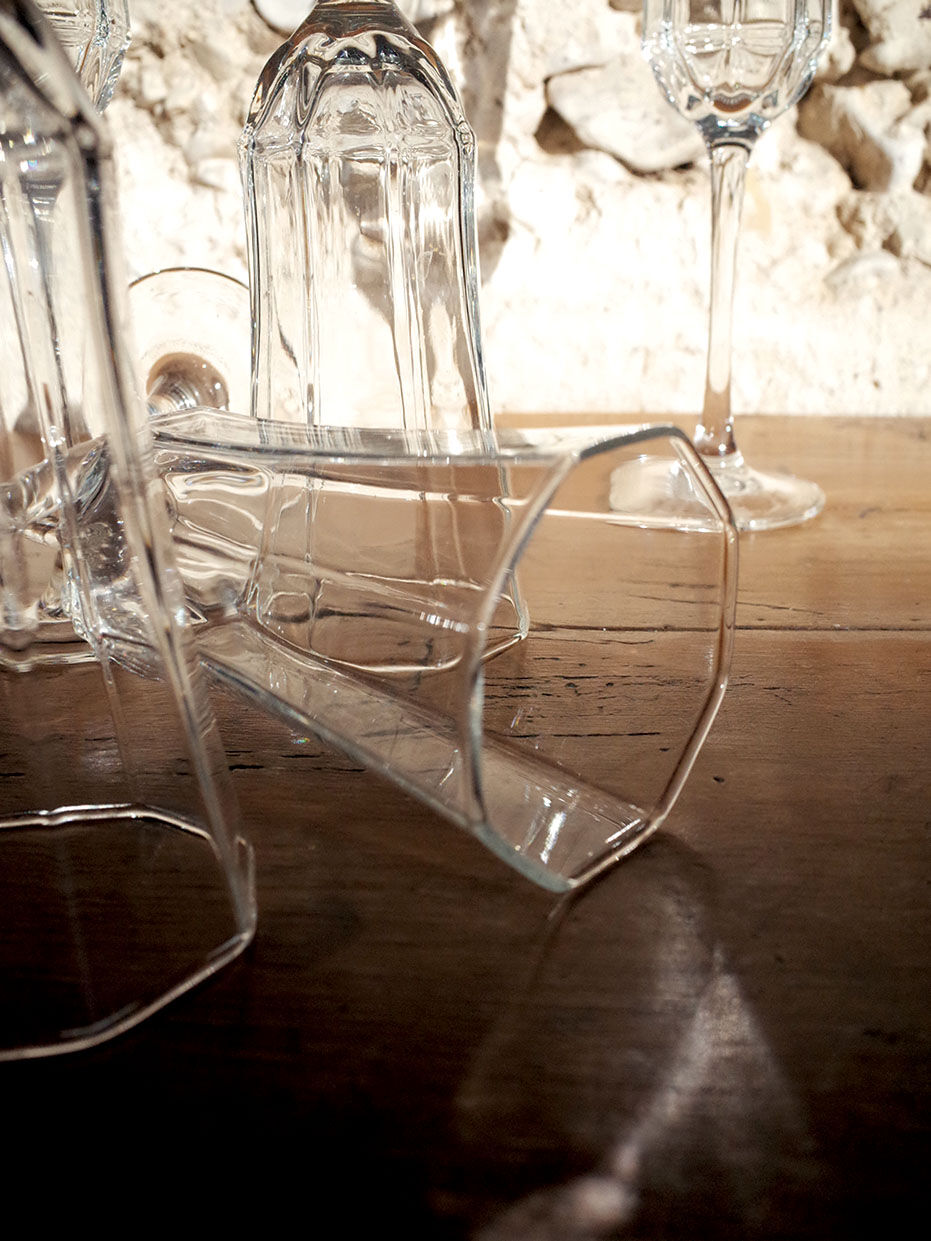 Set of 8 champagne flutes