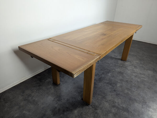 Table en orme extensible Maison Regain