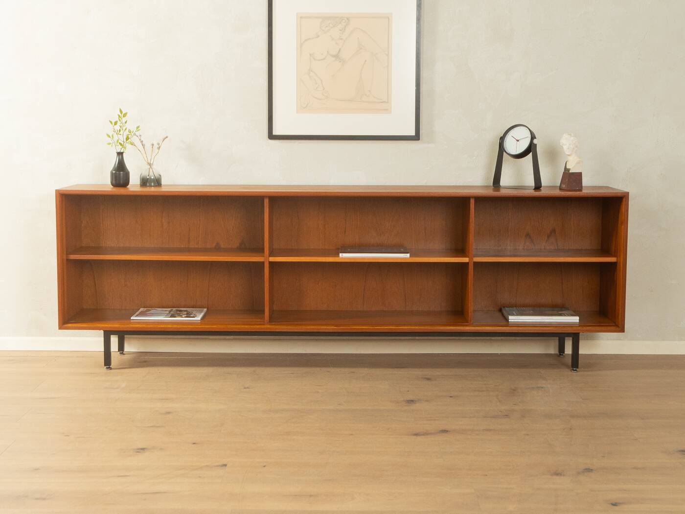 Sideboard by Lothar Wegner, 1960s, teak veneer, restored