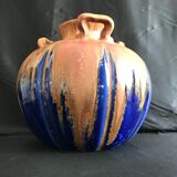 Vase with 3 handles - Gilbert Méténier - Fabrique Méténier à Gannat Art deco - art stoneware