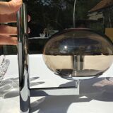 Sciolari smoked globe sconce 1970