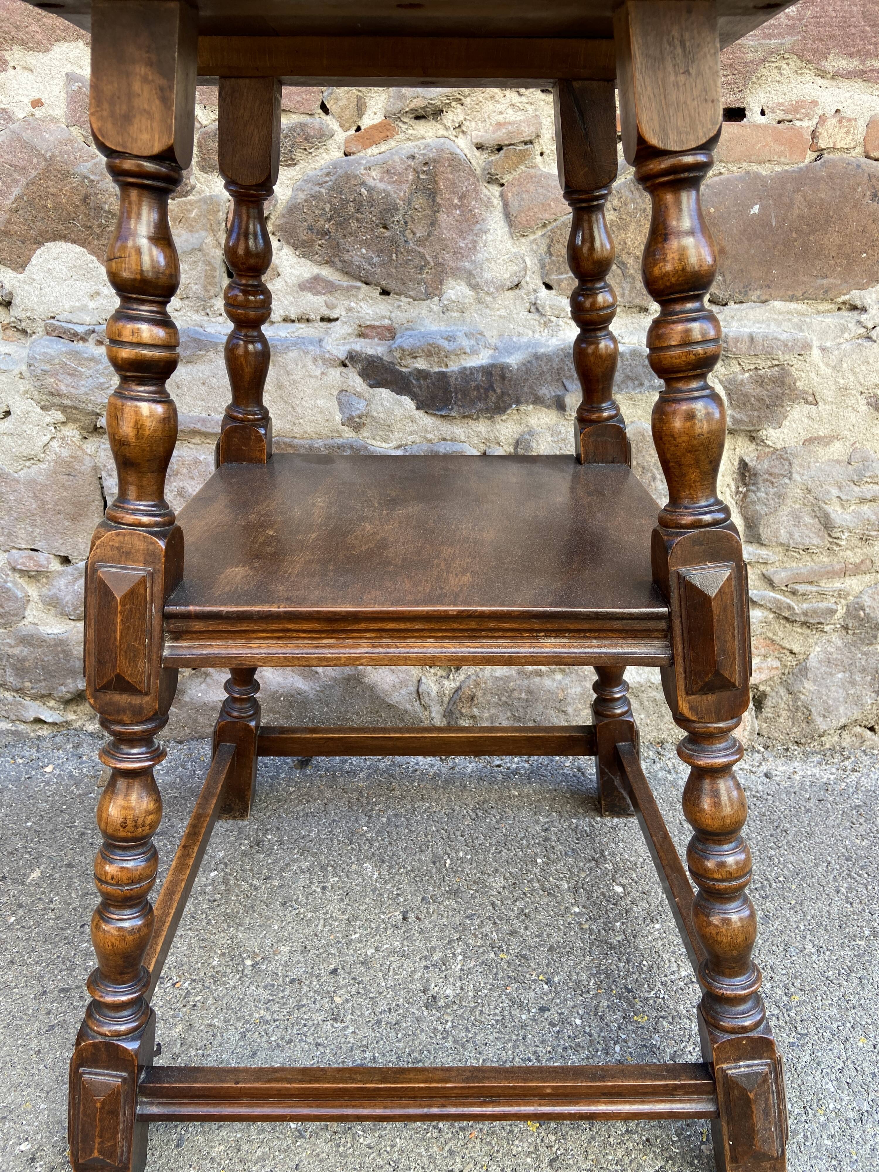 Art Deco 1930 Walnut Bench