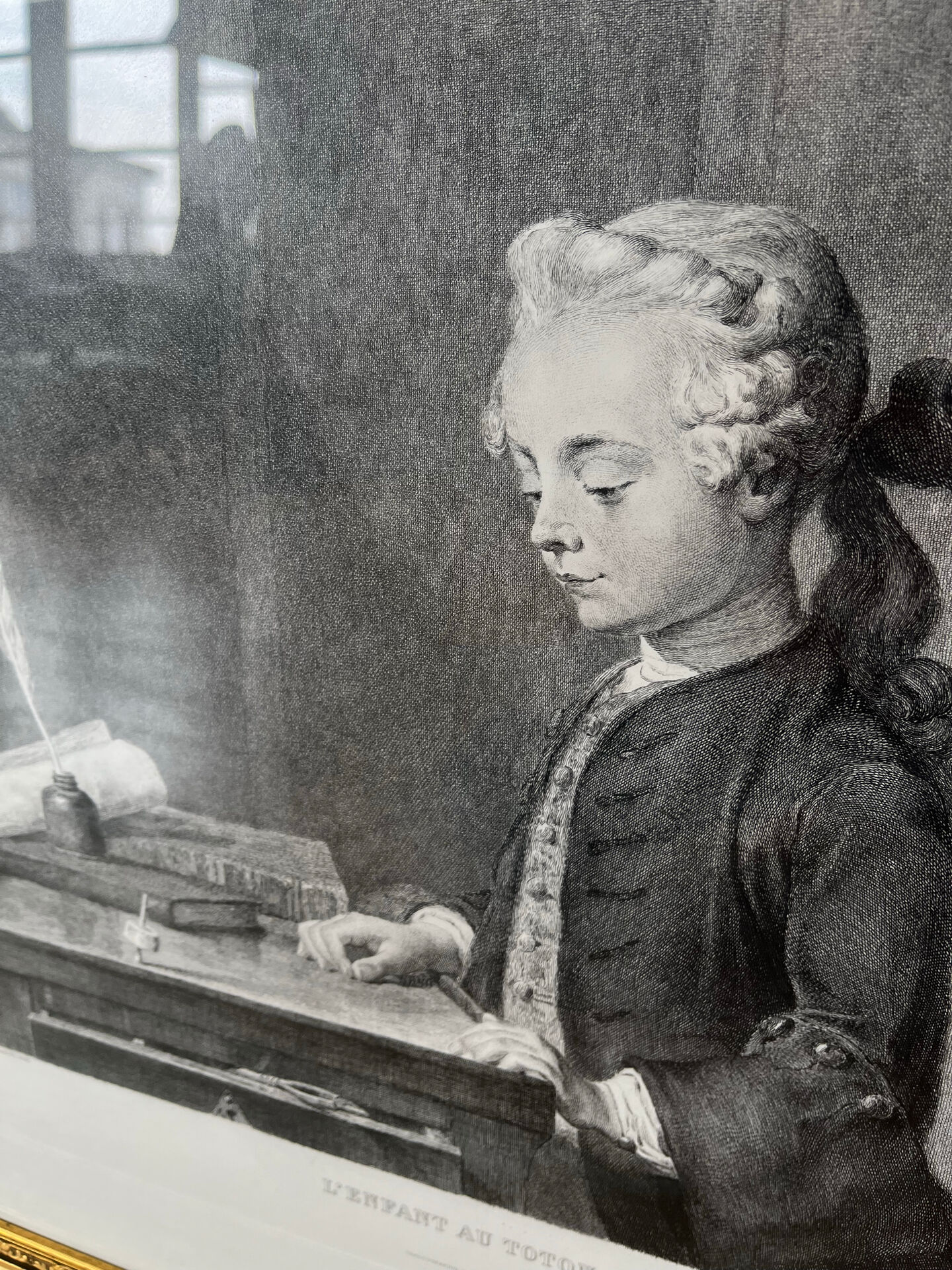 Chalcographie L’enfant de Chardin