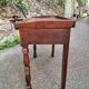French antique watchmaker's bench – Table with drawers, vice, and original sliding leather surface – circa 1900