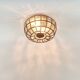 Large Mid-Century Glass Ceiling Light from Limburg, Germany, 1960s