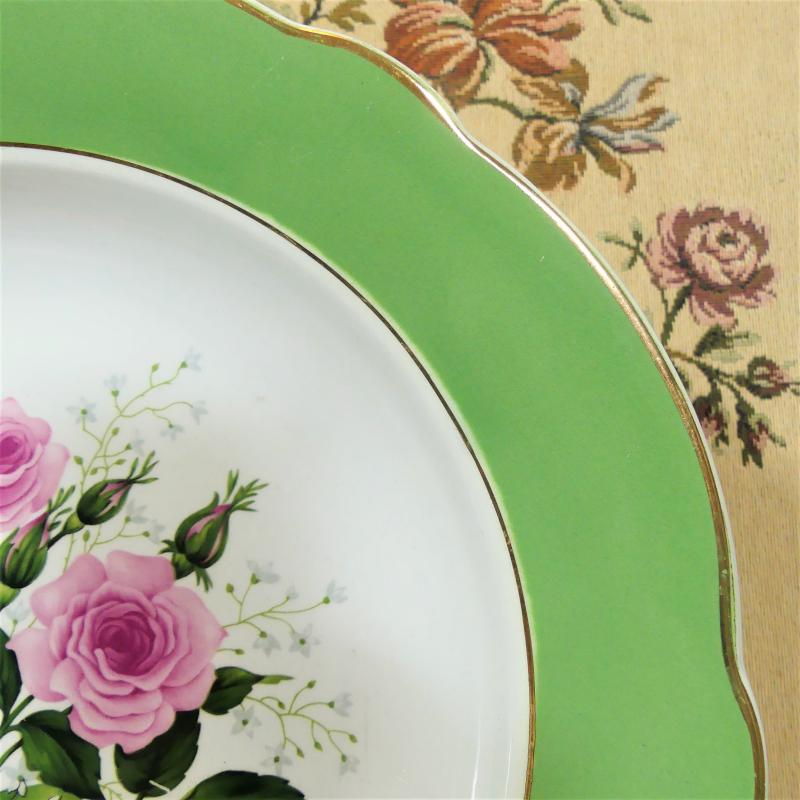Hollow round dish - Service "Bagatelle" stamped Lunéville K&G