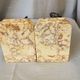 Pair of marble bookends and ruler representing a deer with his mother and a deer