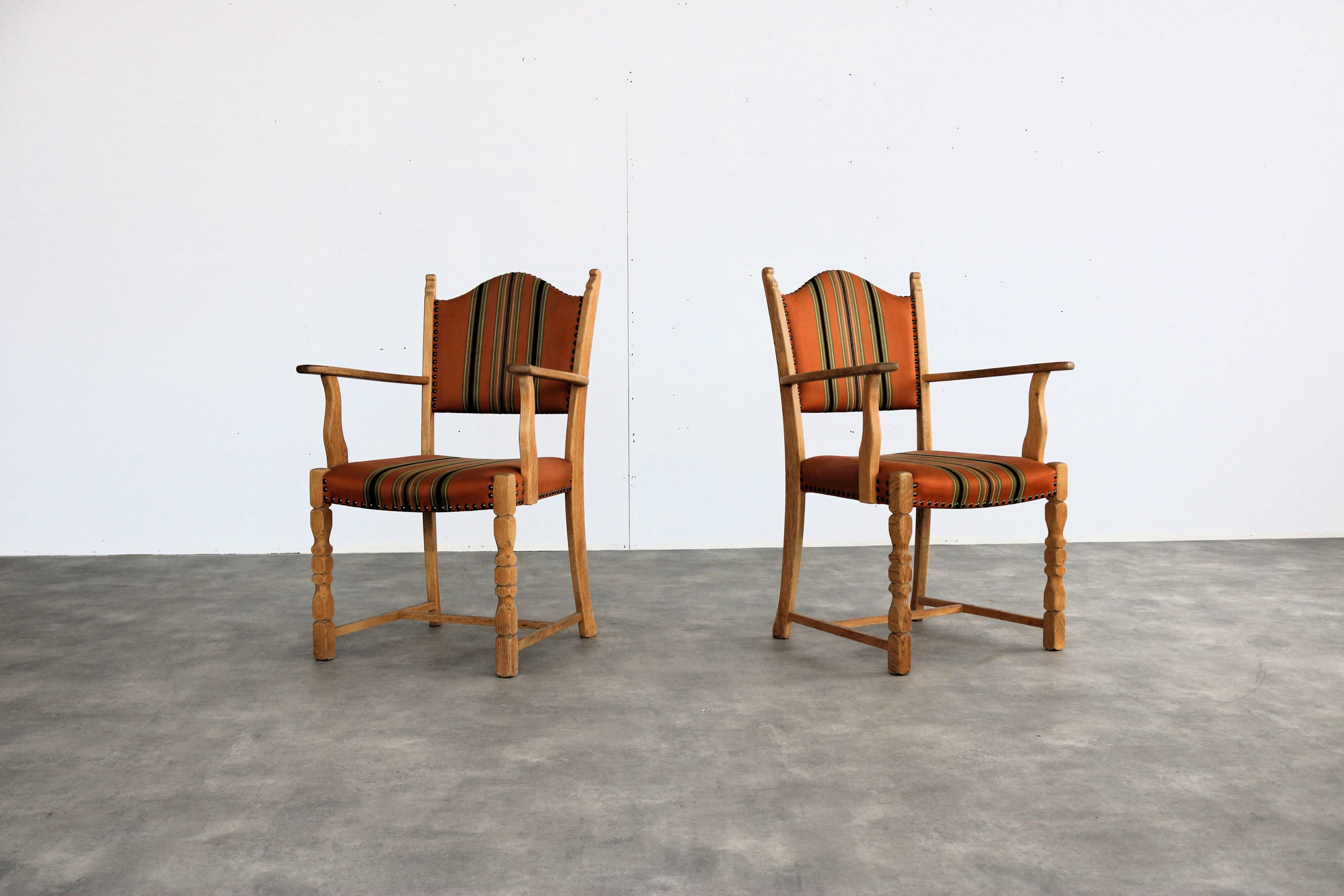 Brutalist dining chairs | vintage chairs | danish