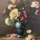 Oil on Canvas "Bouquet of Roses" - N. Okolowicz (1867-1928) - 55x46 cm