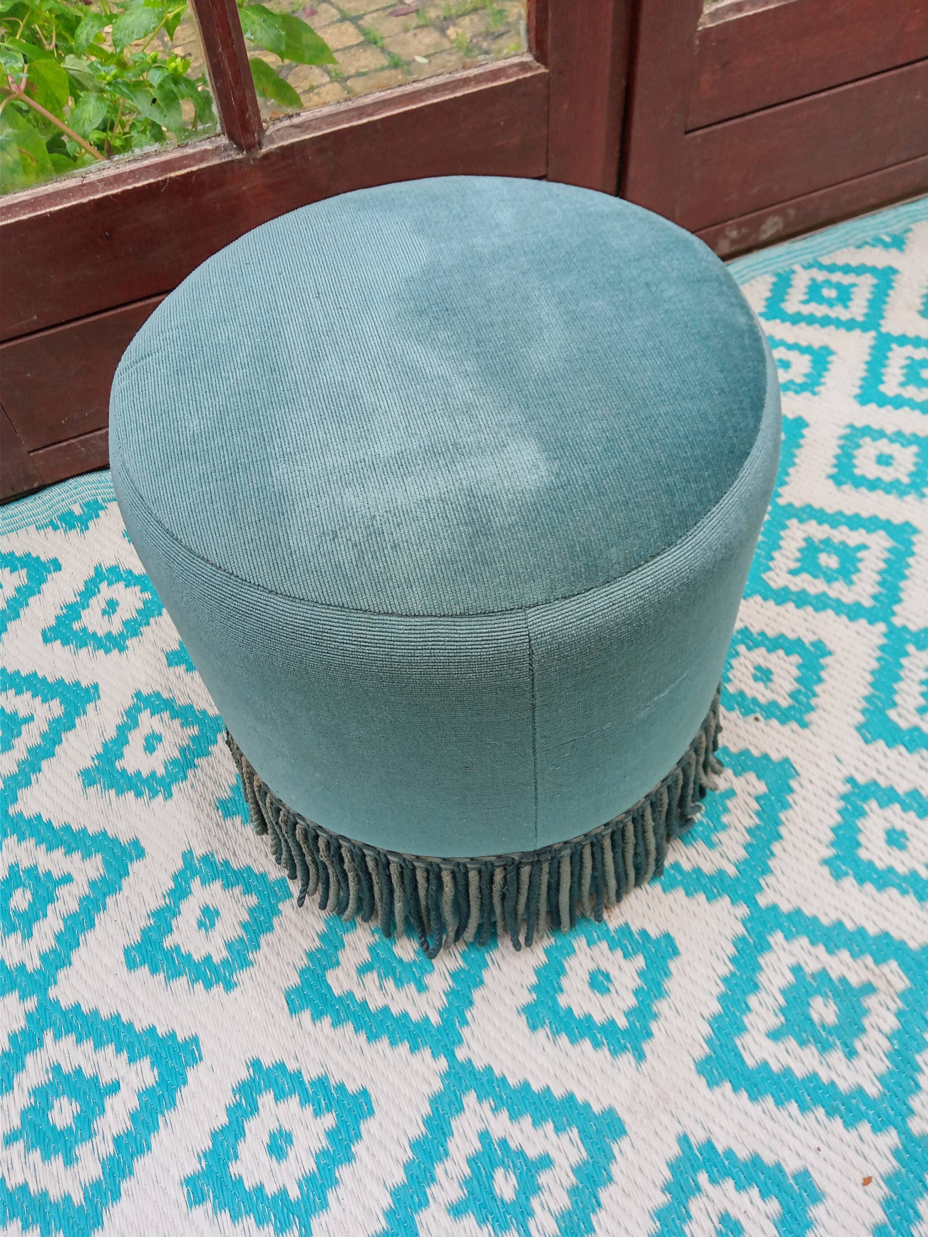 Pouf velours      :
