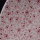 Set of 9 dessert plates in earthenware of Sarreguemines - Décor of pink flowers - 1970