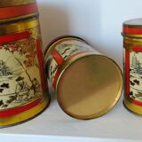 Set de 3 anciennes boites à thé