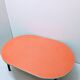 Vintage coffee table in formica / industrial style metal steel