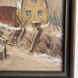 Peinture suédoise « Kungsklippan, 1932
