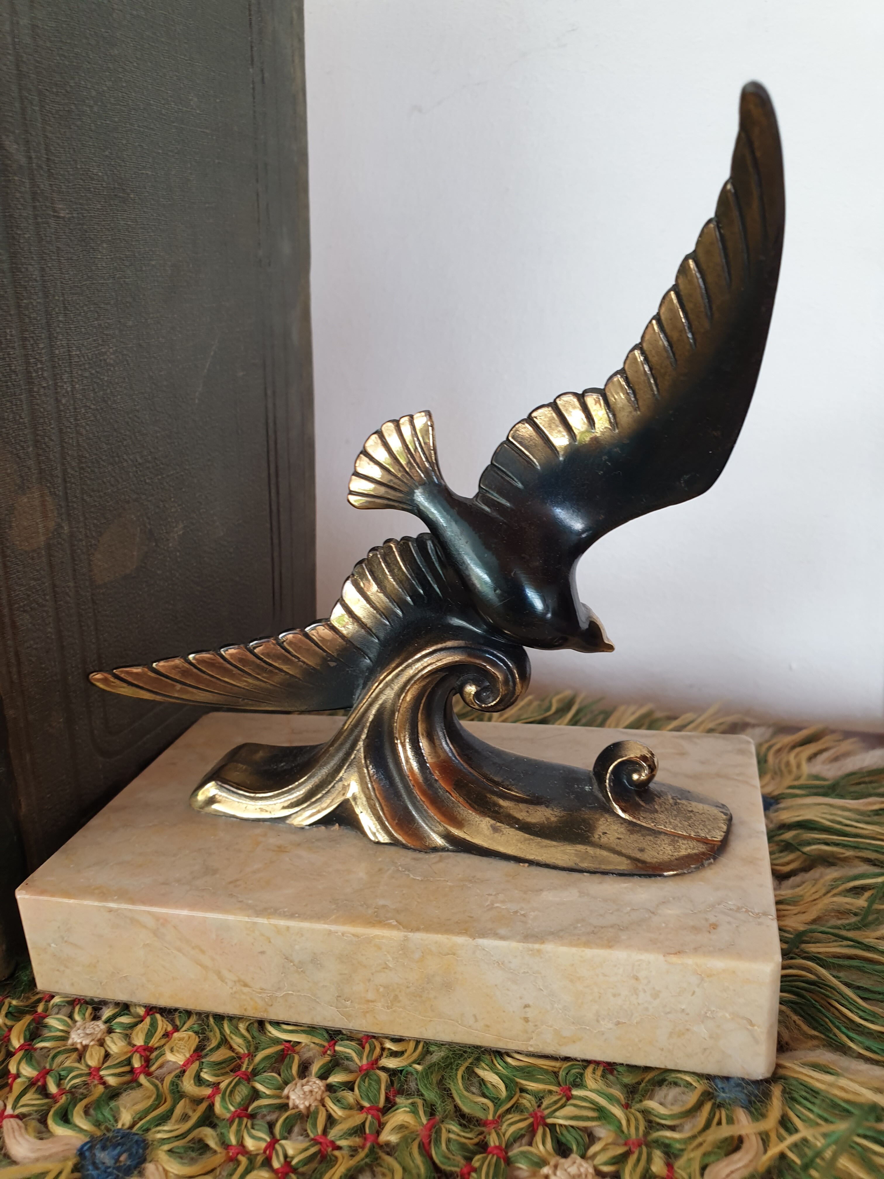 Paire de Serre livre vintage oiseaux