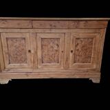 Louis Philippe style sideboard in cherry burl