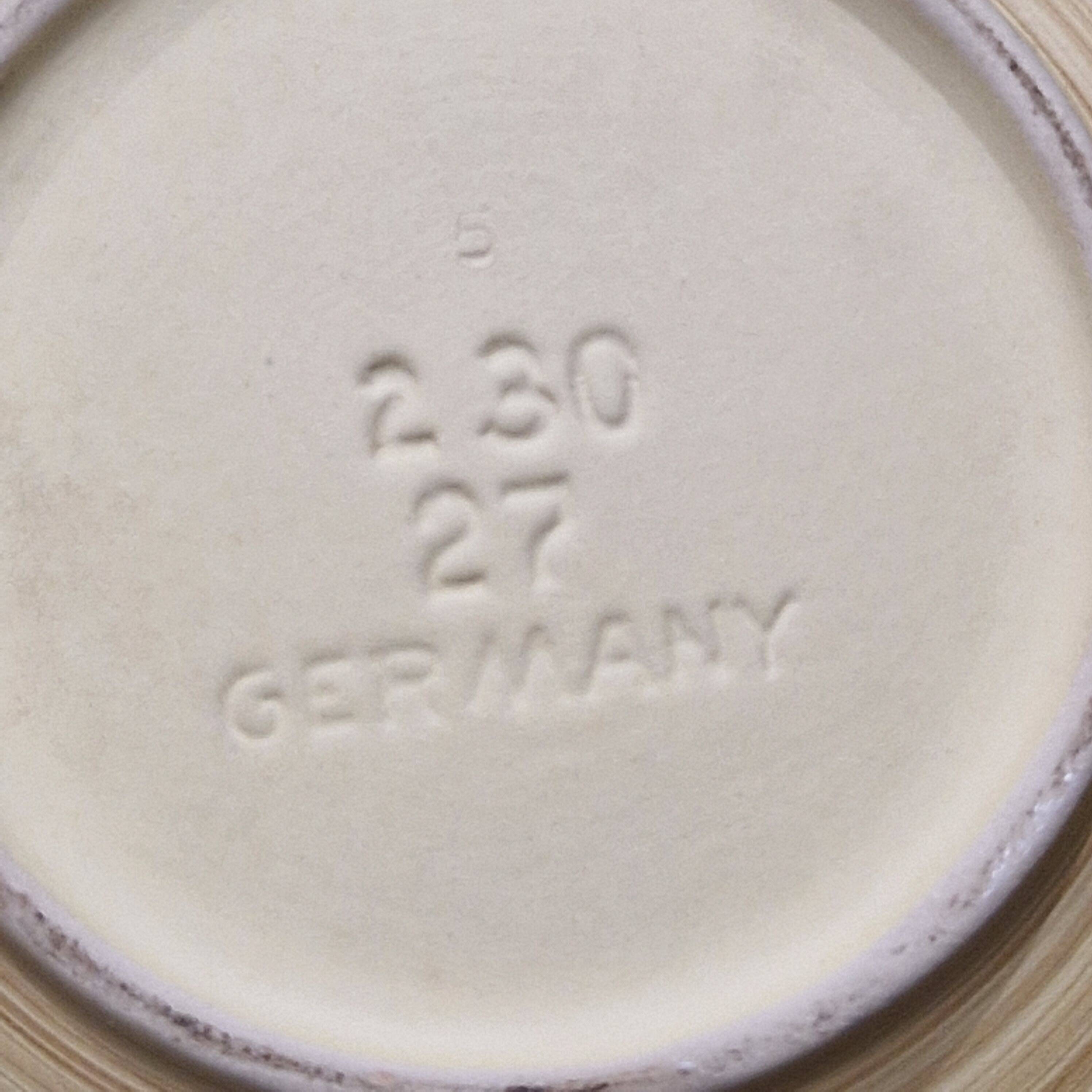 Coupe en céramique Dumler et Breiden, West Germany années 60