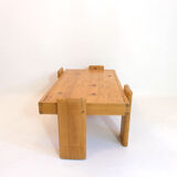 Solid pine coffee table from the 70s