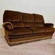 Toad bench in genoa velvet circa 1960