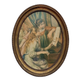 Vintage framed printing