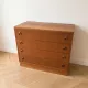 Commode scandinave en bois, années 60
